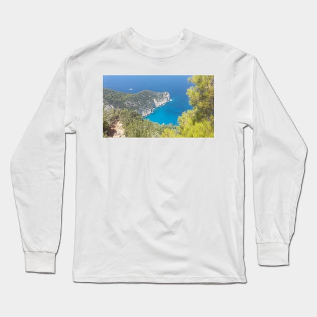 Azure bay Long Sleeve T-Shirt by SBdesisketch